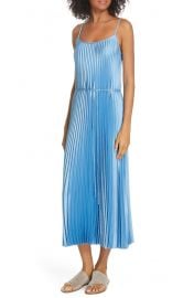 Vince Pleated Satin Slipdress   Nordstrom at Nordstrom